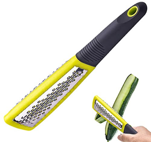 ZONEWD Handheld Cheese Grater | Stainless Steel Lemon Graters with Handle,Professional Kitchen Tool for Garlic Nutmeg Citrus Lime Orange Chocolate Fruit