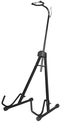 Supporto per Contrabbasso, 73~120 Cm Supporto per Violoncello Regolabile Con Gancio per Arco, Supporto per Strumenti per Chitarra, Dotato Di Cuscinetti Antiscivolo Nella Parte Inferiore
