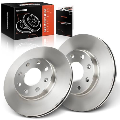 Frankberg Juego de discos de freno de eje delantero ventilado compatible con Spark M300 1.0L 1.2L 2010-2015 Aveo/Kalos Hatchback T200 1.2L 1.4L 2004-2008 Replace# 96574633