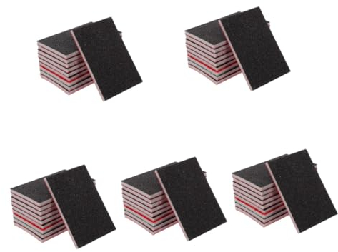 Gatuida 50pezzi Blocco Di Smerigliatura Spugna Per Finiture Uniformi Mobili Design Ergonomico Per Uso Professionale