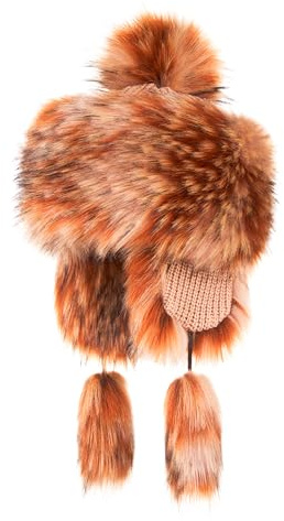 Futrzane Classic Mütze mit Ohrenklappen - Fliegermütze Damen - Russische Hut