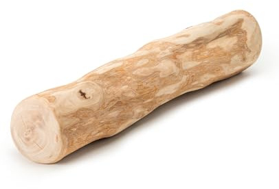 lionto Kaffeeholz für Hunde, Größe M, 100% natürliches Robustes Kauspielzeug für gesunde Zähne, umweltfreundlicher Kauknochen für Welpen, langlebig & splitterarm, für Hunde bis 13 kg