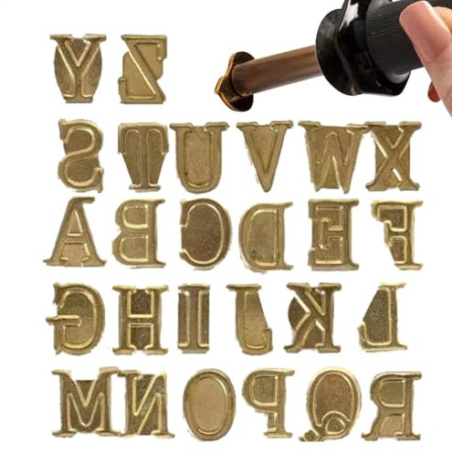 Generisch Heißstempel für Holzverbrennungswerkzeug, Holzverbrennungs-Buchstaben-Set | Holzverbrennungsbuchstaben-Branding-Kit - Holzstempelset mit Zahlen und Symbolen, Schni