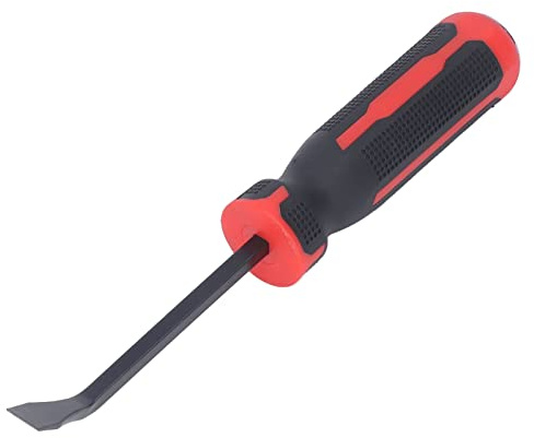 NDNCZDHC 8in Pry Bar Set with Comfortable Grip, Hammer Strike Cap, Angled Tip for Prying and Moving Objects