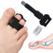 Pozpo Tech Hammer Toe Straightener Corrector Splint for Women With Metal Plate (Black)- 2 in Package