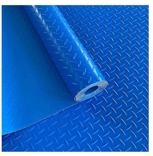 Alfombrilla de goma resistente para garaje y tienda, evita resbalones, rollo de suelo de PVC para taller y gimnasio, 90 x 300 cm