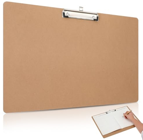 PACKOVE Presse-papiers A3 Robuste 45 X 33 Cm avec Clip Réglable, Planche à Dessin Multifonction pour Bureau, Hôtel et Voyages, Dossier Presse-papiers Portable pour Écriture et