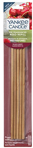 Yankee Candle Duftstäbchen-Nachfüllpackung für Reed Diffusor, Black Cherry, 5 Stück