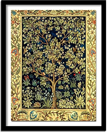 Hyanun 5D Diamant Malerei Set, Geldbaum Glückspflanze 50x60cm DIY Diamant Painting Bilder, Kreuzstich Diamant Malerei Set, Crystal Strass Stickerei Mosaik Diamant Gemälde für Home Wanddekoration
