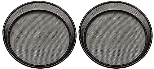 Selections Bird Feed Dish Feeding Station Metal Seed Mesh (Set of 2)