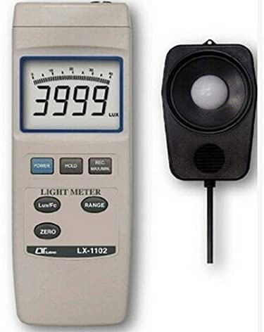 Digital Portable Light Meter or Lux Meter (Range : 40.00/400.0 Lux) Exposure Meter Light Meterfor Auditoriums | Illumination Meter | Along with Factory Calibration Certificate Model LX-1102