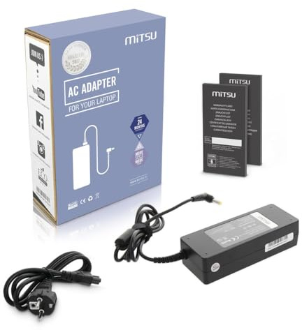 Tragbares Ladegerät für Mitsubisu 20 V, 4,5 A (5,5 x 2,5) – Fujitsu, Gateway, Lenovo