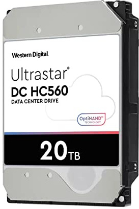 Western Digital 20TB WD Ultrastar DH HC560 7200RPM 512MB Ent,
