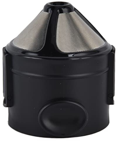 Pour Over Kaffeefilter, Gemahlener Kaffeefilter, Kaffeepulverfilter,Doppelter Mesh Auskleidung Klappbar Papierlos Einzelportion Mehrwegfilter Wiederverwendbarer Kaffeefilterbecher Kaffeefiltersieb