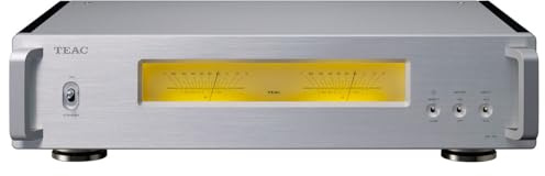 TEAC Reference AP-701 Stereo Endverstärker, Dual-Mono Design, Lüfterlose Konstruktion, Hypex Ncore Technologie, Silber