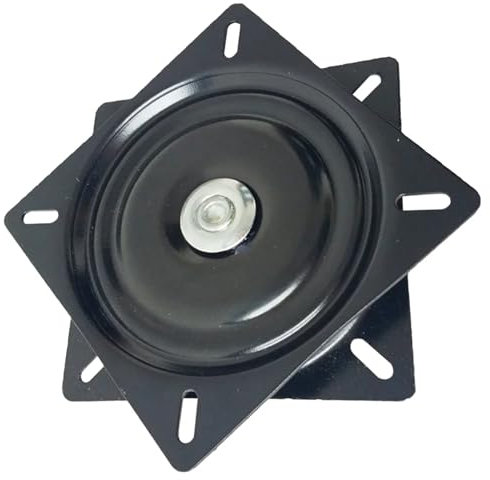 YUKORT Vierkant-Drehhocker-Ersatz Tisch, Drehteller, Drehplatte, Möbel, Ersatz-Sitzmechanismus, drehbares Bücherregal, Bootsstuhl Sitz-Drehplatte (Color : 16x16cm)