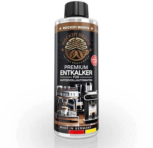 ROCKIN BEANS Premium Entkalker für Kaffevollautomaten • 500 ml • Universal‑Kalklöser • schonend & biologisch‑abbaubar • für Vollautomaten & Kaffeemaschinen