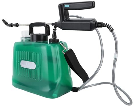 ANKROYU Pulvérisateur alimenté par Batterie de 2,1 gallons, pulvérisateur de Jardin alimenté en ABS, pulvérisateur de Jardin Portable, pulvérisateur de Fleurs (Vert)