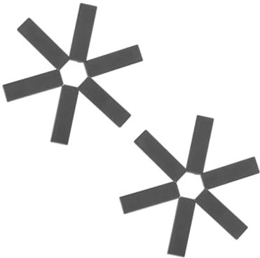 Cabilock 2 Manteles Individuales Plegables para Platos Calientes Soporte para Ollas Calientes Separadores De Sartenes De Cocina Protectores Estera De Calentamiento De Alimentos Estera