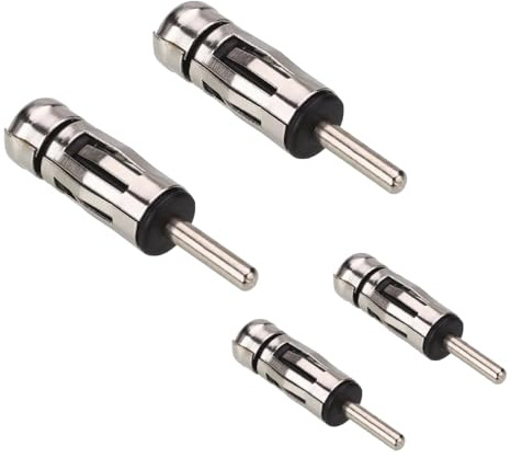 Conector Adaptador de Antena ISO Hembra a DIN Macho - Adaptador de Antena para Radio de Coche, Conexión ISO-DIN para Equipos de Audio de Vehículo, Compatible con Radios de Automóvil (4)