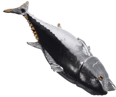 BESTonZON Simulation Fish Figure Plastic Simulated Animal Model Realistic Tuna Figure for Aquarium Decoration and Fish Toys Animal Figurines Sea Creatures