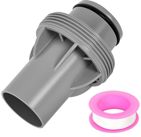 Raccord de tuyau 38 mm pour tuyaux de 1,5, pompe de piscine, filtre à sable, raccord de tuyau, adaptateur de tuyau E, de rechange pour Flowclear, Coleman et Intex P6916 (A)