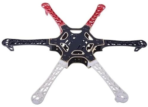QWCOZSY Accessoires pour Drones Bras de Cadre Hexagonal pour FPV F550, hélicoptère hexacoptère pour Circuit imprimé avec Train d'atterrissage, multicopter à Six Axes 550(No Landing Gear)