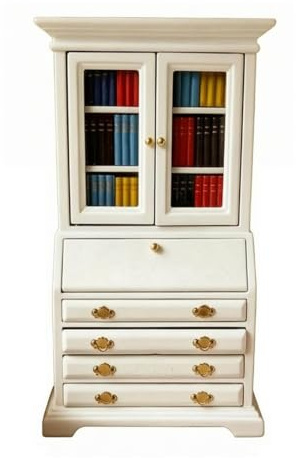 kowaku Armadietto Libreria in Miniatura Minilibri Colorati Libreria Casa Bambole Porte Funzionali Armadietto 1/12