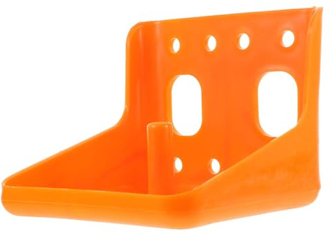 Support de Bloc à Lécher pour Bétail, Boîte à Sel Orange en Pe Plusieurs styles