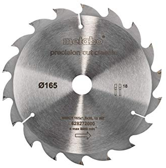 Metabo Sägeblatt cordless cut wood - classic, 165x1,6/1,0x20 Z18 WZ 20° - 628272000