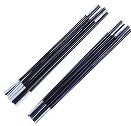 Happyyami 2stücke Fiberglas Zeltstangen Camping Ersatz Zeltgestänge Leicht Robust Geeignet Für Personen Zelte Für Trekking Und Outdoor Aktivitäten