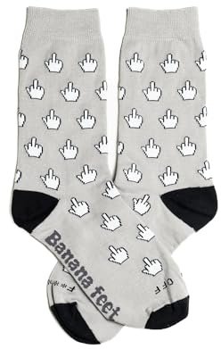 Banana Feet Calcetines Fantasía para Hombre y Mujer | Divertidos y Originales | Algodón Bordado con Diseños Retro y Modernos
