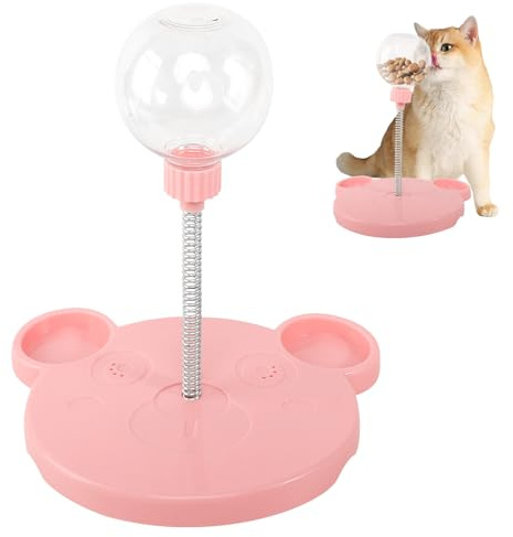 CAINCAY Wackelndes Hunde Leckerli Spielzeug, Snackball Katze Snackball Hund Futterball für Hunde Interaktive Spielzeug, Leckerbissen Ball Haustier Futterautomat Spielzeug für Hunde
