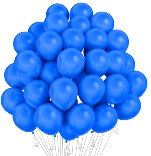 Luftballons Blau 100 Stück 12 Zoll Matt Blaue Luftballons Dunkelblau Latex Ballons Blau Luftballon Girlande Für Hochzeit Geburtstag Kommunion Junge Taufe Gender Reveal Party Babyparty Deko Junge