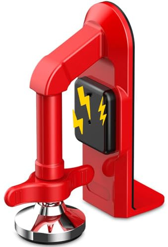 Portable Alarm Door Stopper - Strong Security Anti Theft Smart Lock for Travel Safety - Front Door Jammer Device for Apartment Hotel Home - No Drill Bottom Door Floor Blocker Brace with Siren