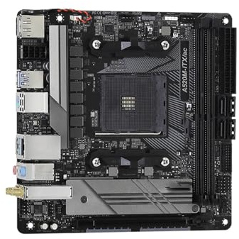 Motherboard Scheda madre Fit For ASROCK A520M ITX/ac Mini-ITX A520 DDR4 4733+(OC) MHz USB3.2 Max-64G Socket AM4 a doppio canale