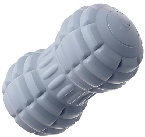 Balles de massage vibrantes pour physiothérapie, balle de massage électrique avec 4 modes de vibration, double boule de lacrosse pour les muscles, masseur rechargeable et portable pour le dos et le