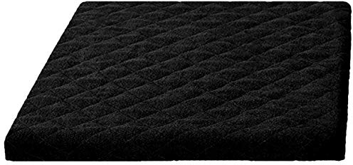 Brandsseller Housse de Protection 60 x 60 cm pour Lave-Linge et Sèche-Linge – Couvre-Machine avec Élastique – Cache rembourré - Noir