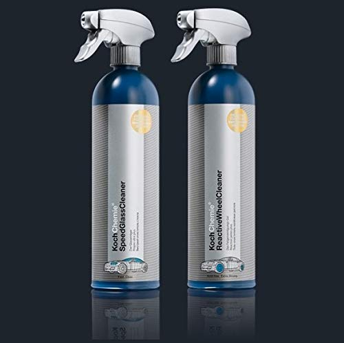 Koch Chemie ReactiveWheelCleaner Felgenreinigungs-Gel 750 ml + SpeedGlassCleaner Glasreiniger 750 ml