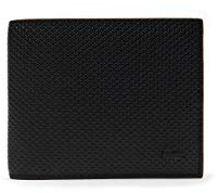 Lacoste Nh2826ce, Herren Geldbörse, Schwarz (Black), 0.5x10.5x10.5 cm (W x H L)