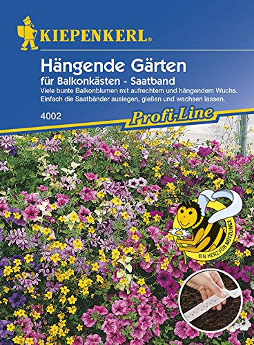 Hängende Gärten für Balkonkästen, Saatband von Kiepenkerl