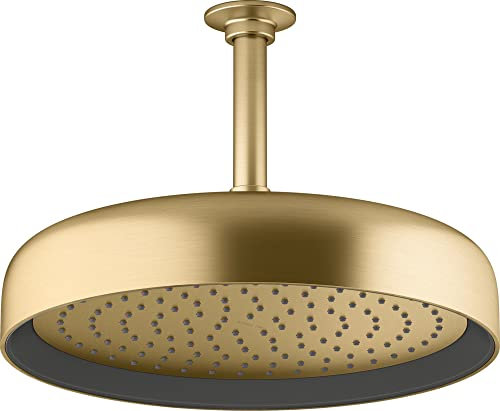 Kohler 26291-2MB Statement Rainhead Showerheads, Vibrant Brushed Moderne Brass