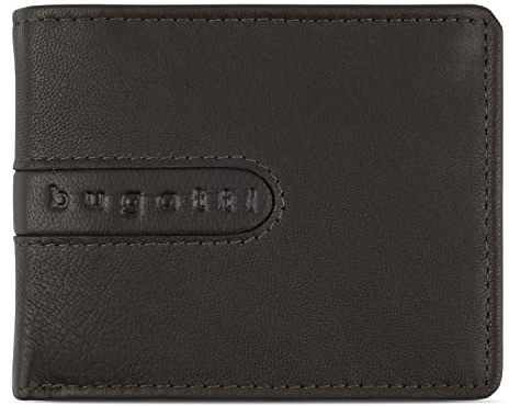 Bugatti Bomba Geldbörse Unisex Ziegennappa – Herren, Damen Ledergeldbörse, Braun