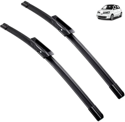 Balais d'essuie-glace avant compatible avec Renault Twingo 3 III 2014-2022 Pare-brise Pare-brise Fenêtre Accessoires de voiture 2016 2015 2017 2018 2019 (Color : Front, Size : LHD)