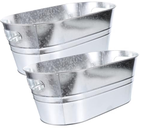 Mipcase 2pièces Seau à Glace Acier De Seau à Et Bière pour Bars Et Restaurants Design Épais Et pour Refroidissement Boissons