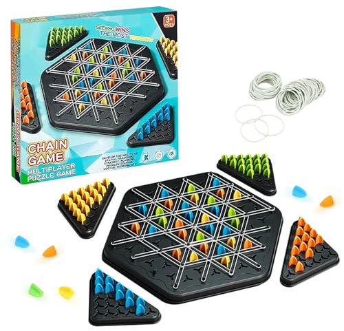 CHANCCI Game, Board Game, Chain Game, Chess, Funny Chain Game, Board Game for Family Party