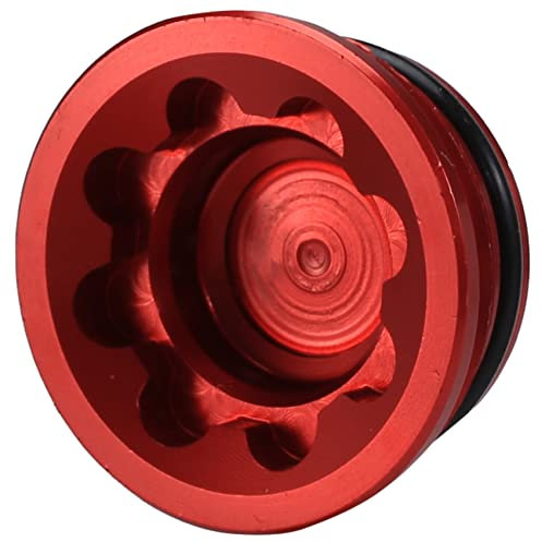 Huhudyy 1 ÖLscheibe ÖLbremssattel Abalone Kolbenabdeckung für Hope TECH3 V4 CNC Aluminiumlegierung Schraube Fahrradteile,Rot