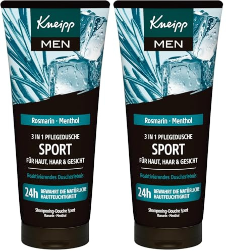 Kneipp Men 2 in 1 Dusche Sport, 200 ml (Packung mit 2)