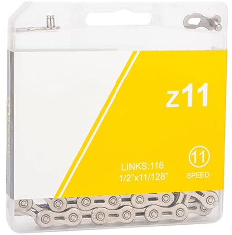 Gissroys Bicycles - Cadena de 11 velocidades, aleación reutilizable, eslabones de cadena de acero para bicicleta, eslabones rápidos, cadena de bicicleta de montaña, 116 eslabones