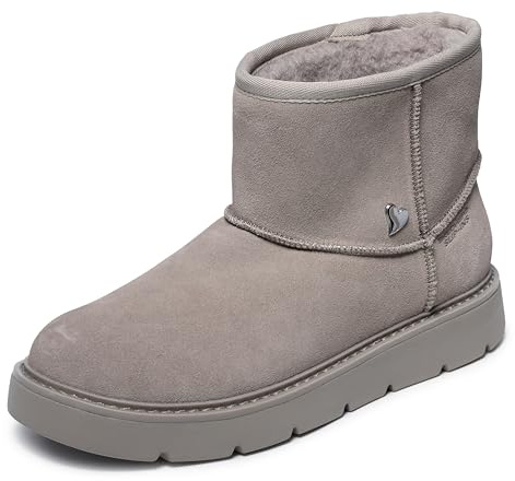 Skechers Keepsakes Cozy Shorty Hands Free Slip-ins, Botas para Nieve Mujer, Topo, 38.5 EU